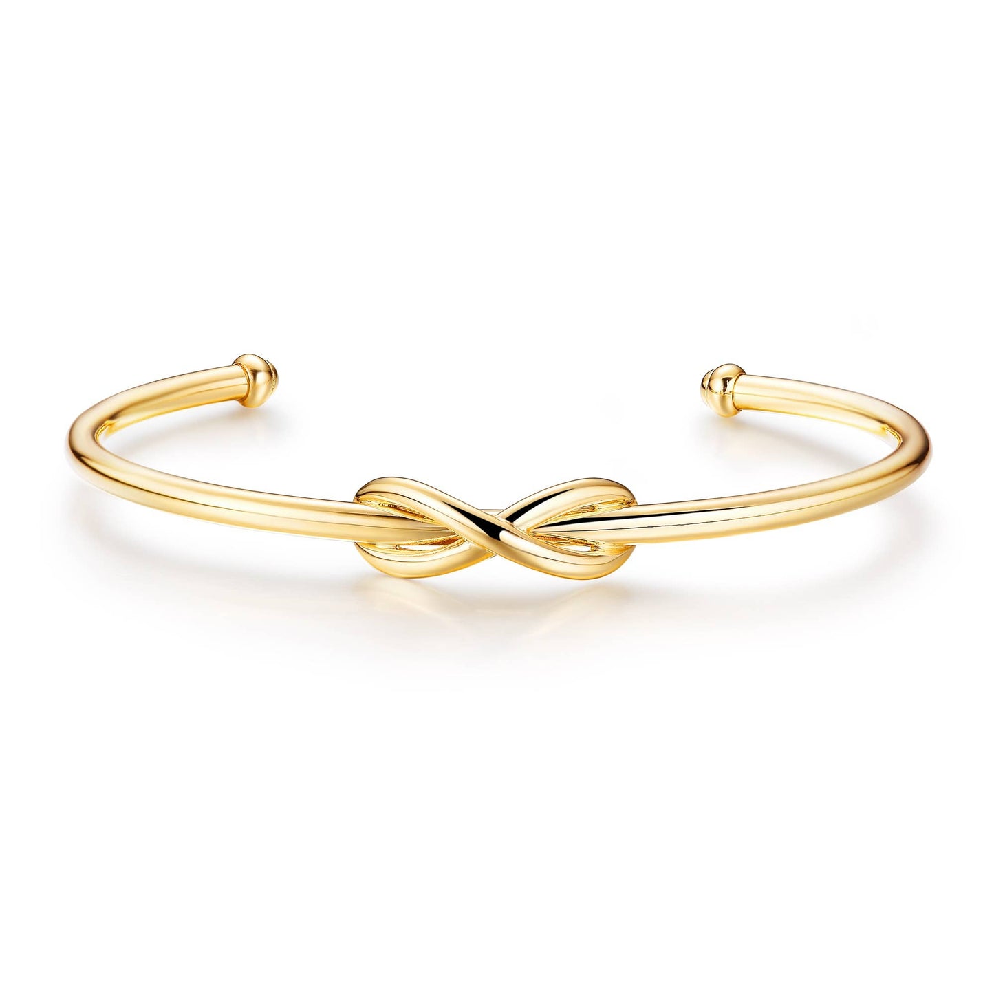 MYJS Double Infinity Cuff Bangle MYJS Gold Plated