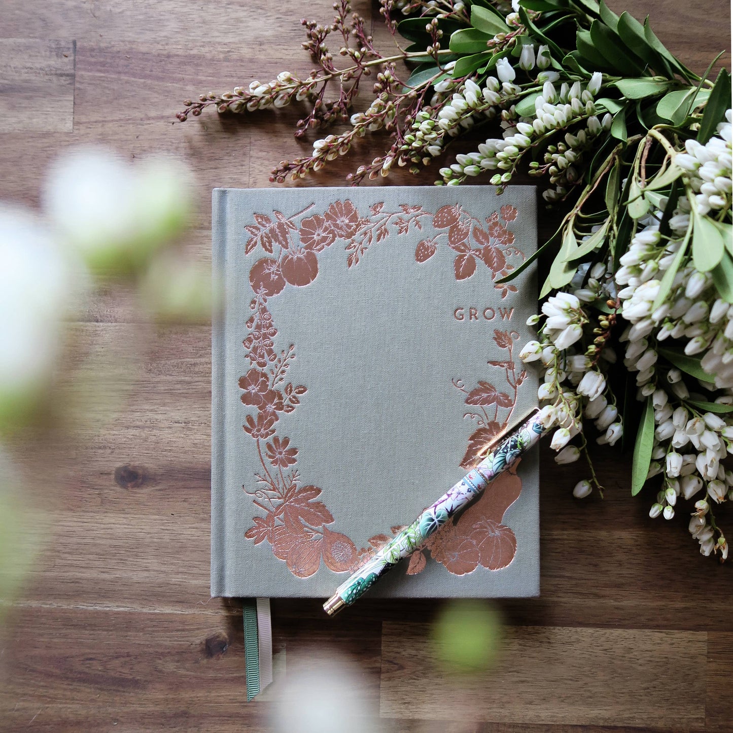 Typoflora Planner Grow - Garden | Olive