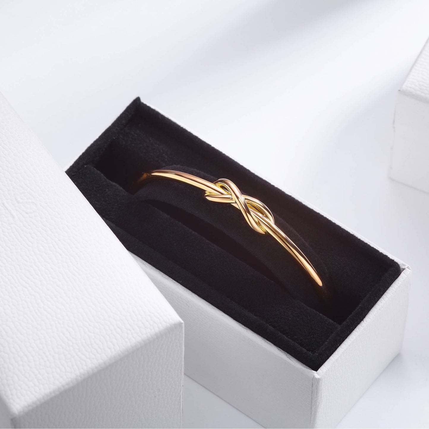 MYJS Double Infinity Cuff Bangle MYJS Gold Plated