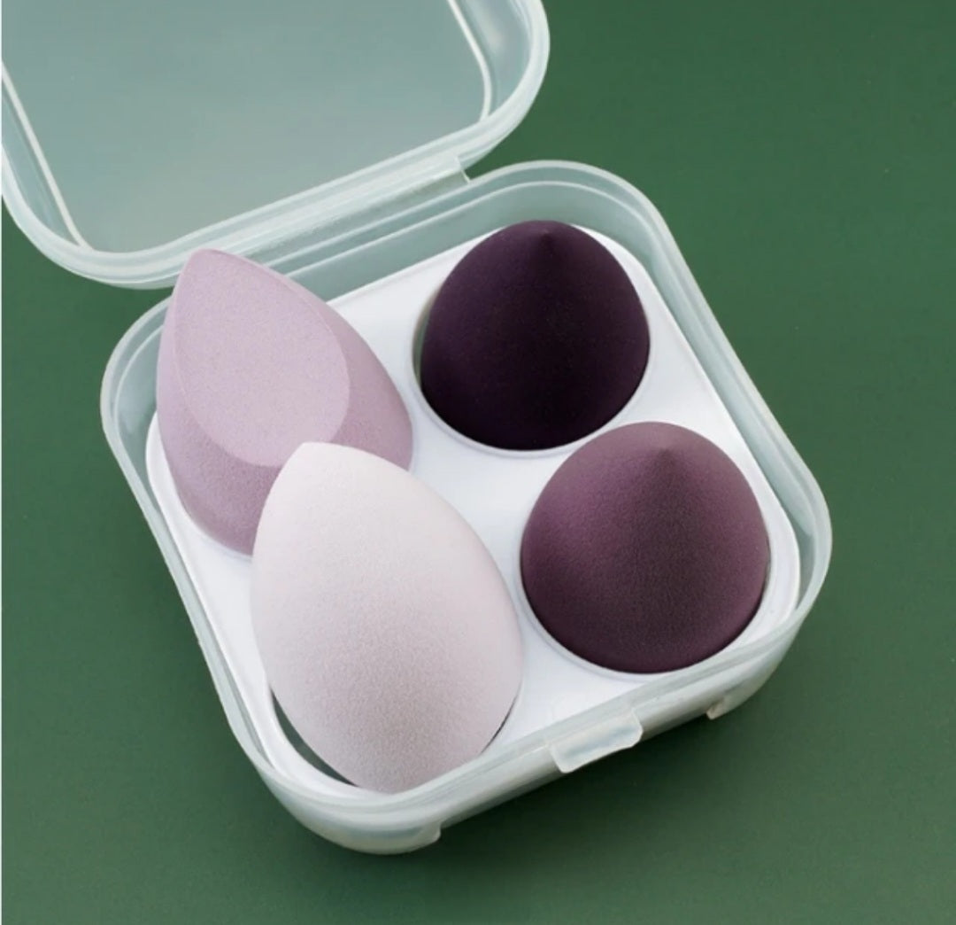 Bella 4 Piece Beauty Blender Purple Set