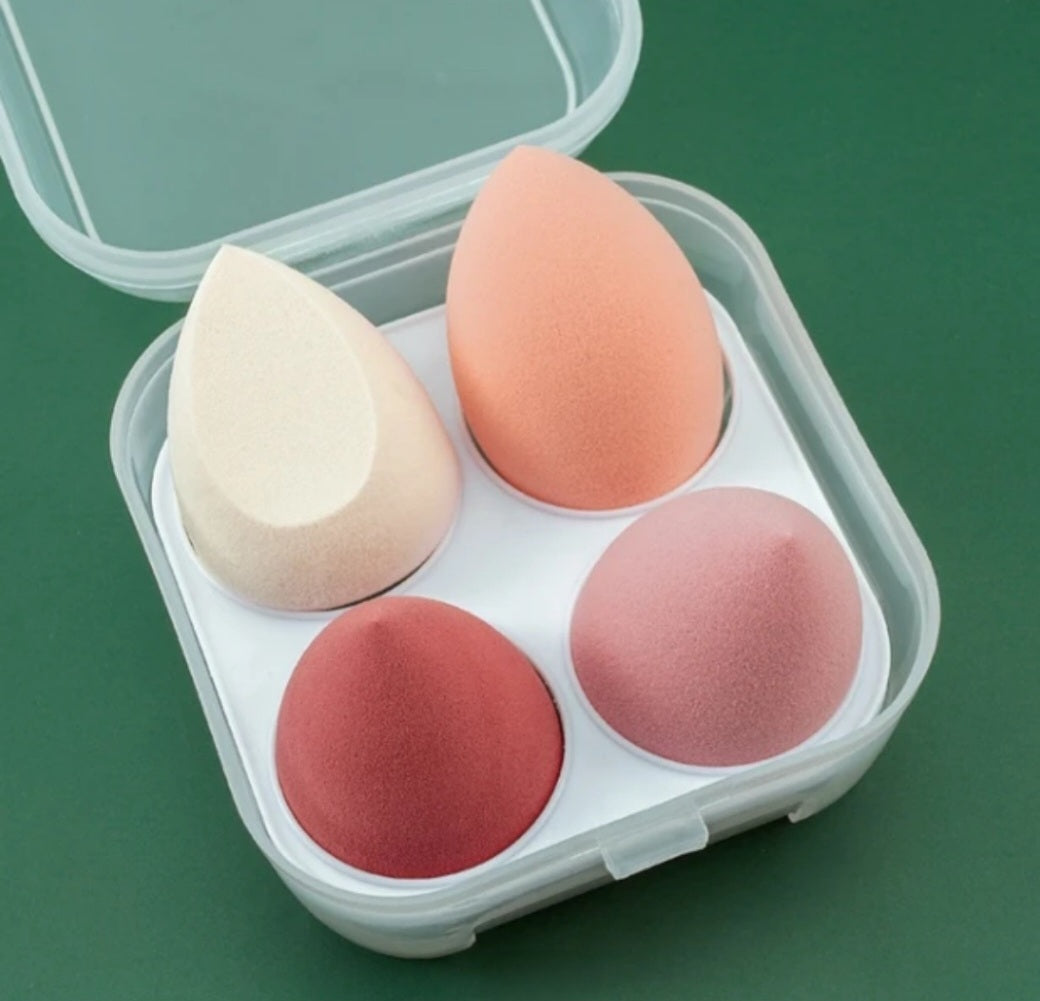Bella 4 Piece Beauty Blender Pink Set