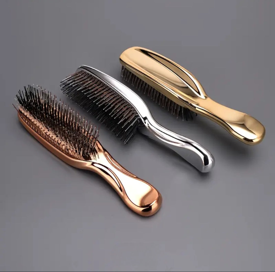 Electroplated Professional Hair Brush