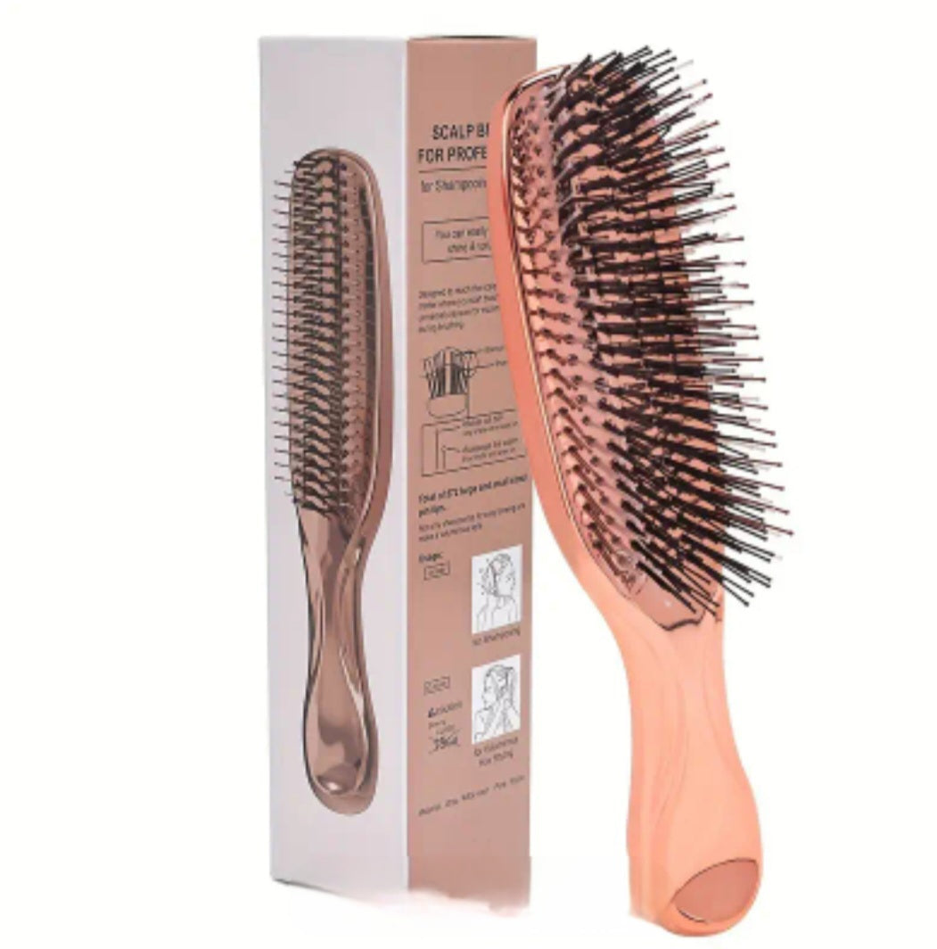 Electroplated Professional Hair Brush