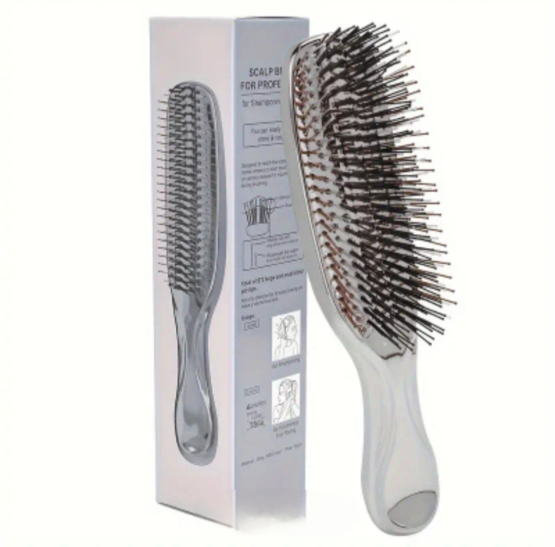 Electroplated Professional Hair Brush