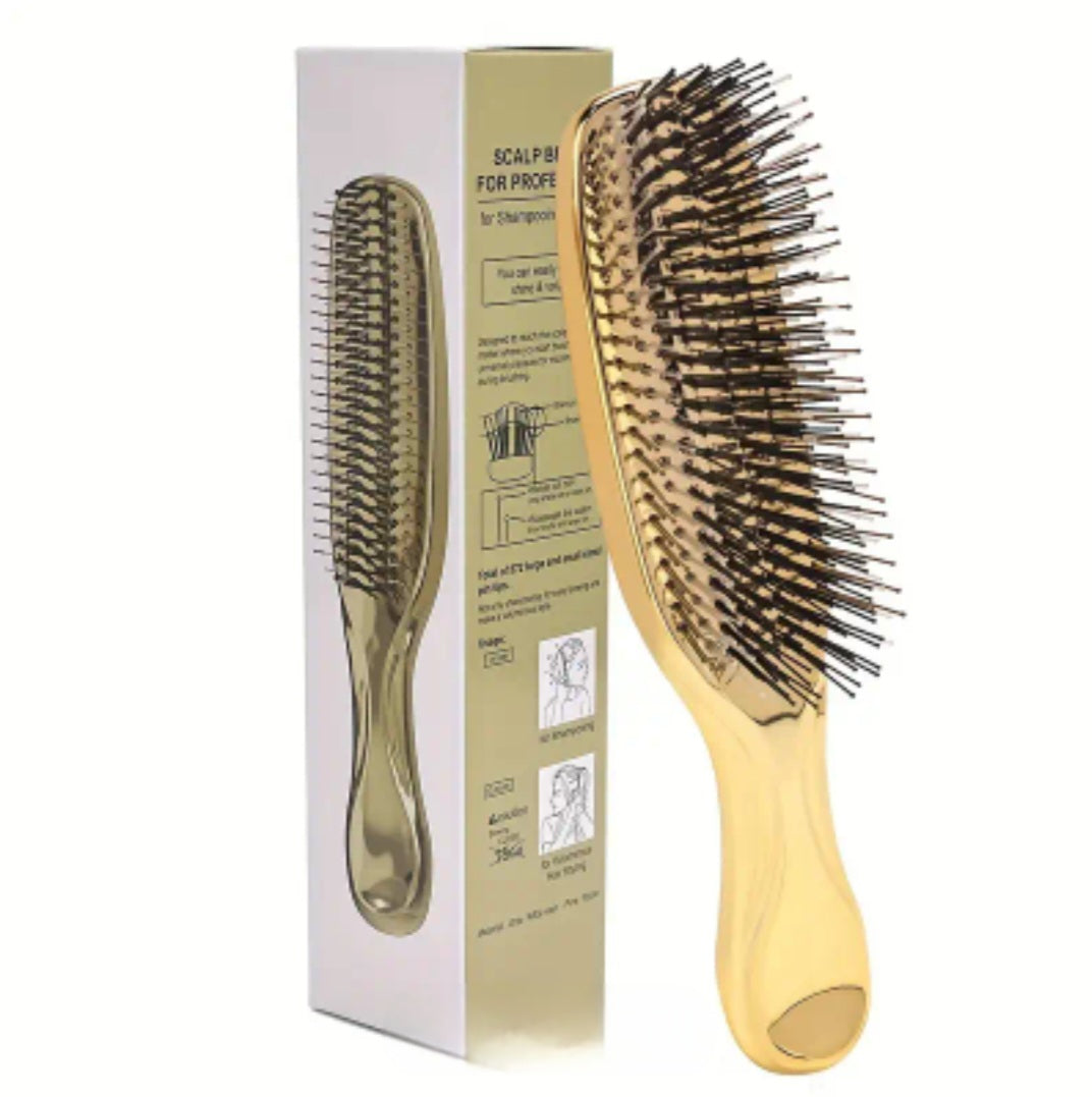 Electroplated Professional Hair Brush