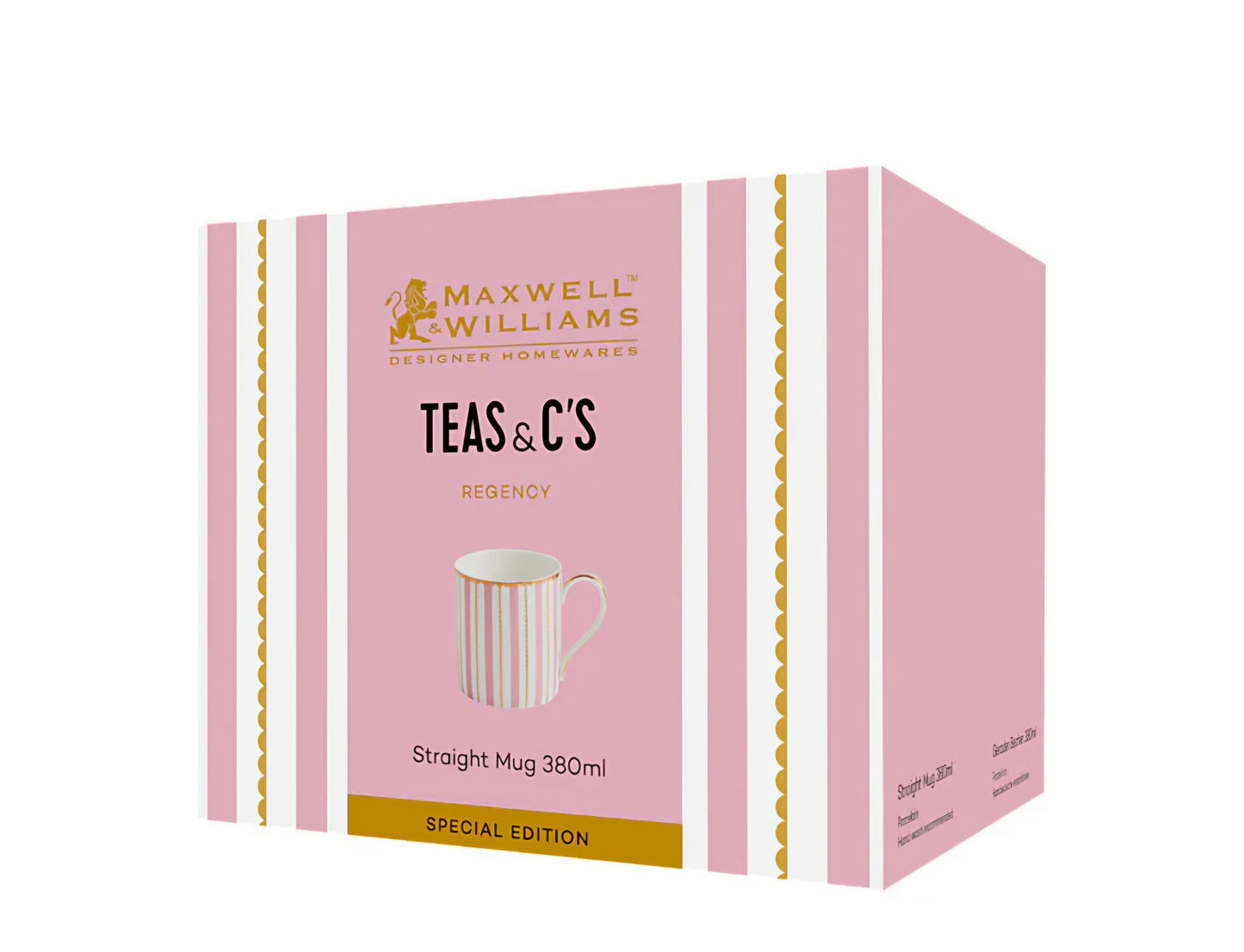 Maxwell & Williams T&Cs Regency Straight Mug Pink 380ml