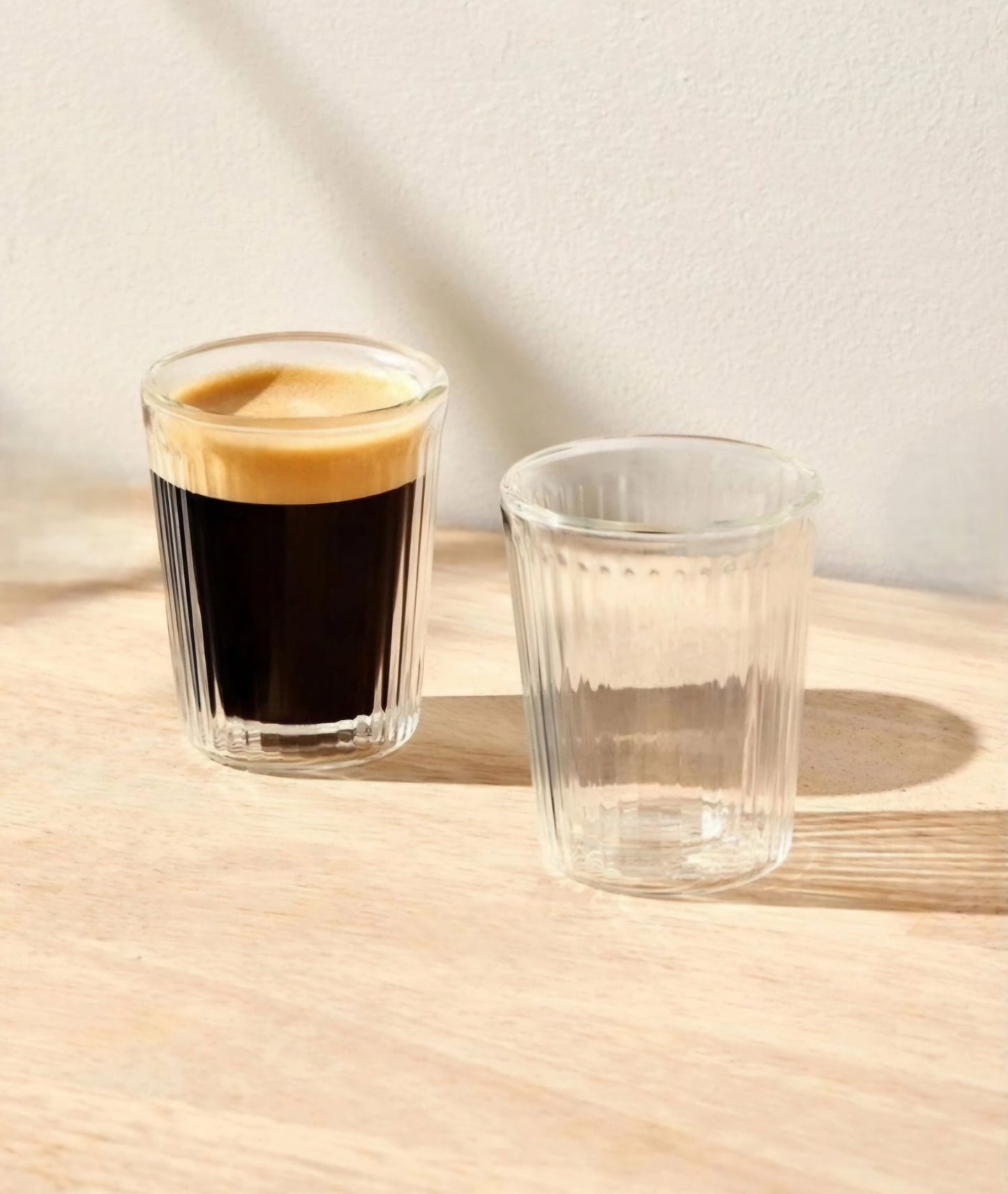 Maxwell & Williams Blend Double Wall Stripey Cup Set 80 ml
