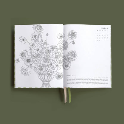 Typoflora 2026 PLANNER ALWAYS FLOWERS  | SAGE