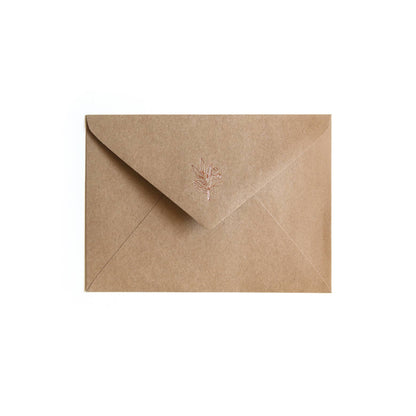 Typoflora Shell Hello Baby Card
