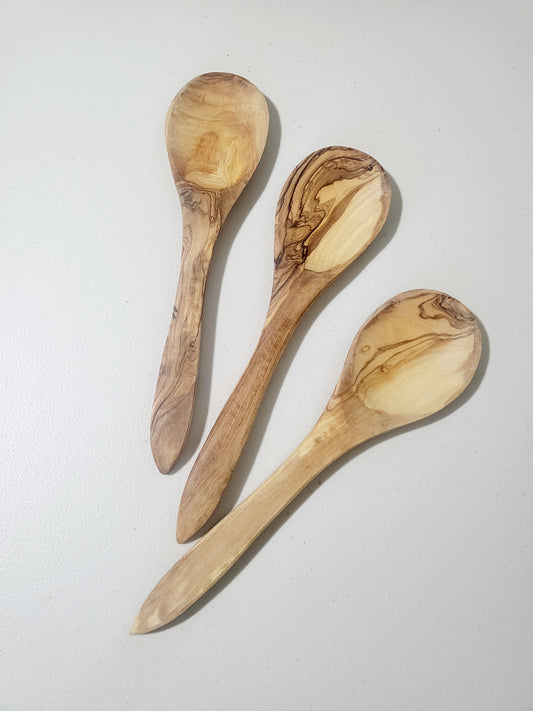 Olive Wood Serving Spoon