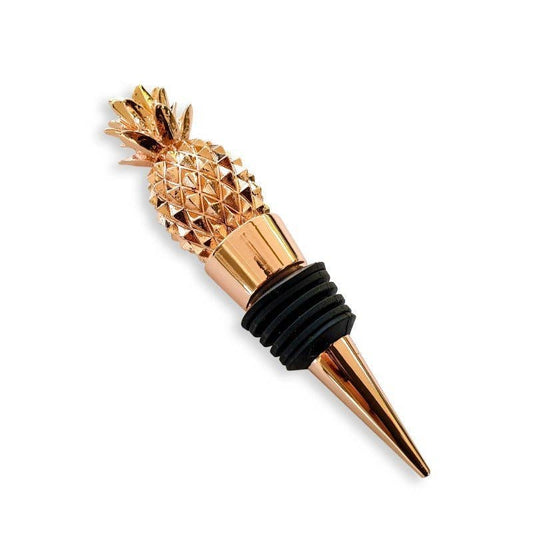 Clinq Pineapple Rose Gold Bottle Stopper