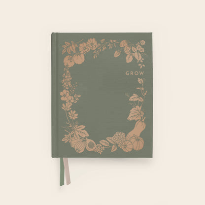 Typoflora Planner Grow - Garden | Olive