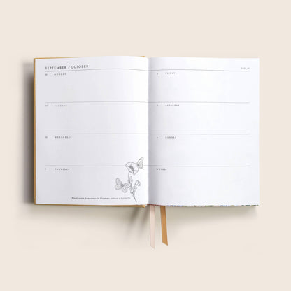 Typoflora 2026 PLANNER ALWAYS FLOWERS | HONEY