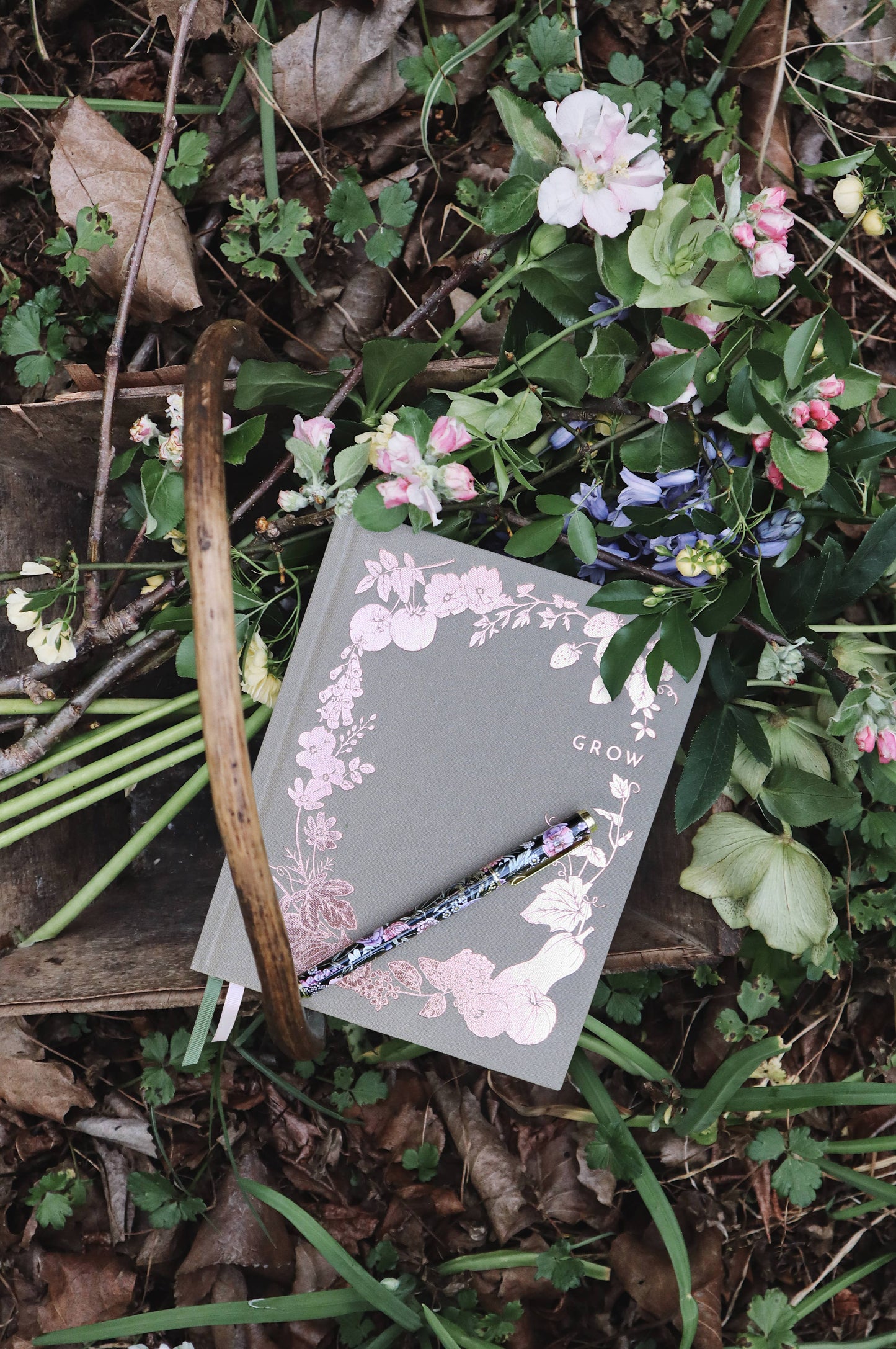 Typoflora Planner Grow - Garden | Olive