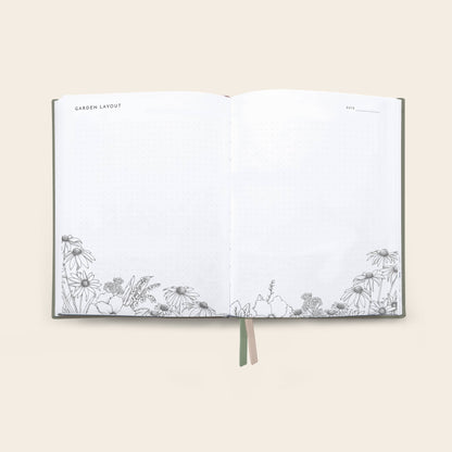 Typoflora Planner Grow - Garden | Olive