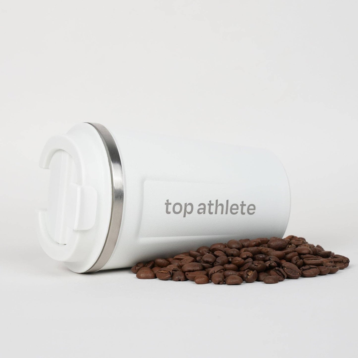 Top Athlete Reusable Coffee Cup White | 380ml - 13oz