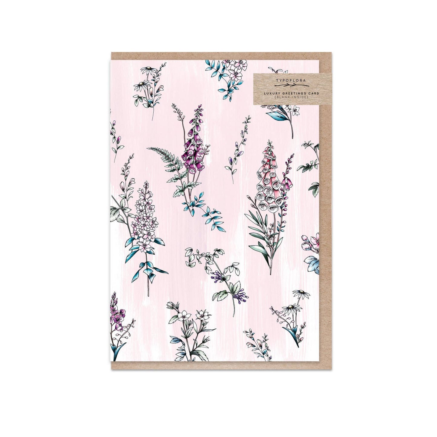 Typoflora Lilac Botanical Card
