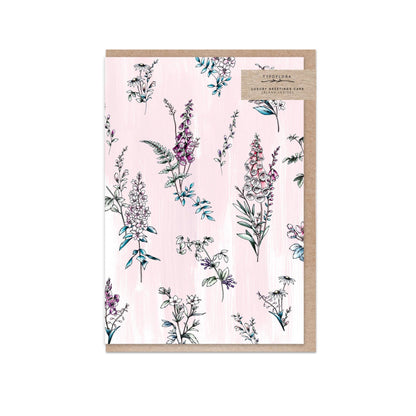 Typoflora Lilac Botanical Card