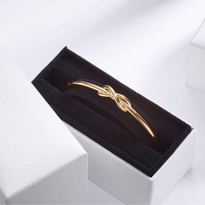 MYJS Double Infinity Cuff Bangle MYJS Gold Plated