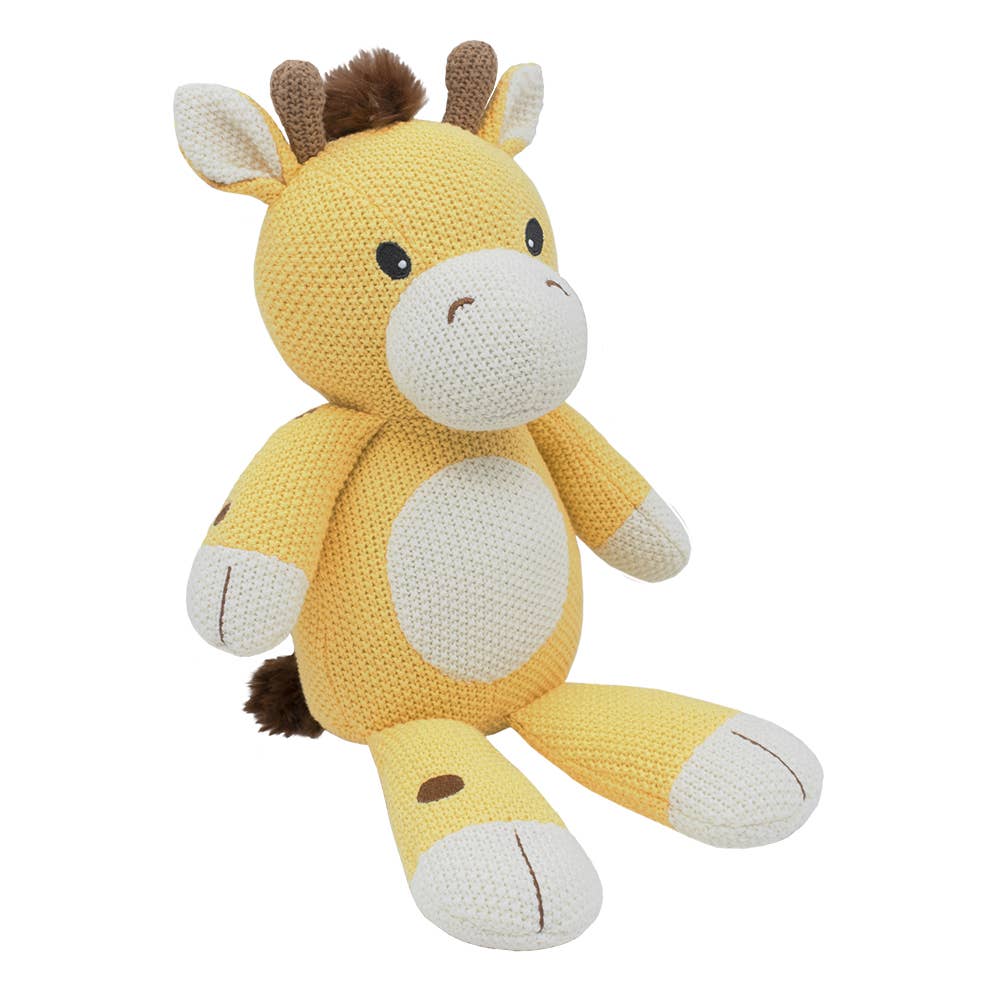 Living Textiles Noah the Giraffe Knitted Toy