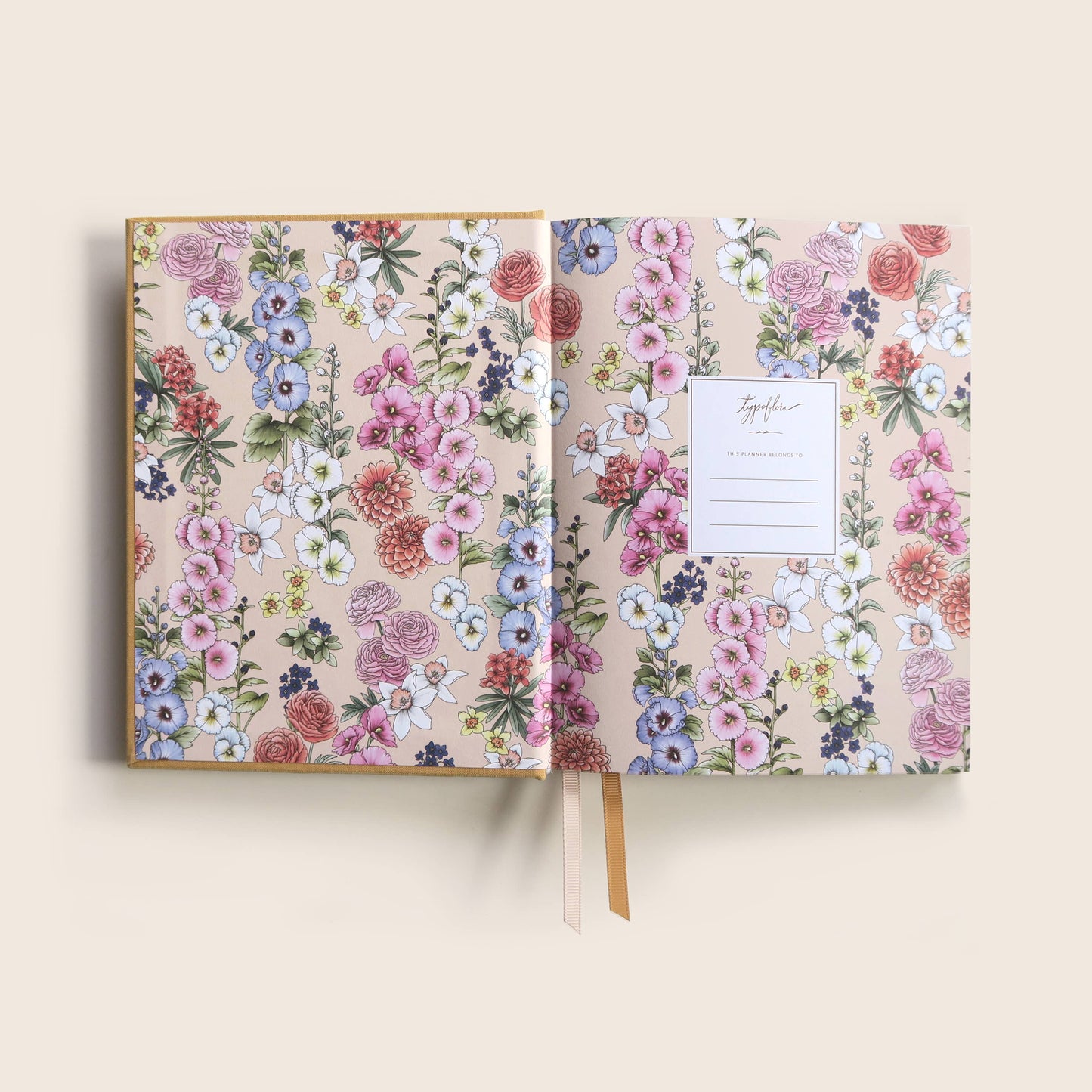 Typoflora 2026 PLANNER ALWAYS FLOWERS | HONEY