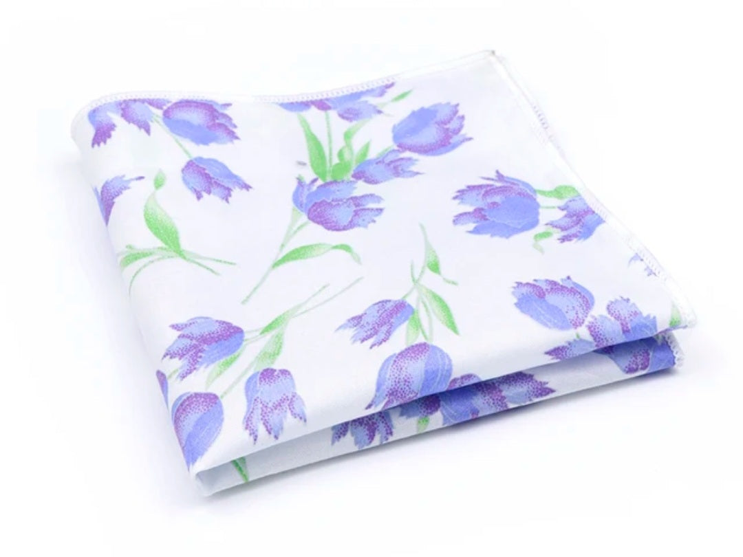 'With Love" Floral Hankerchief 3pc set