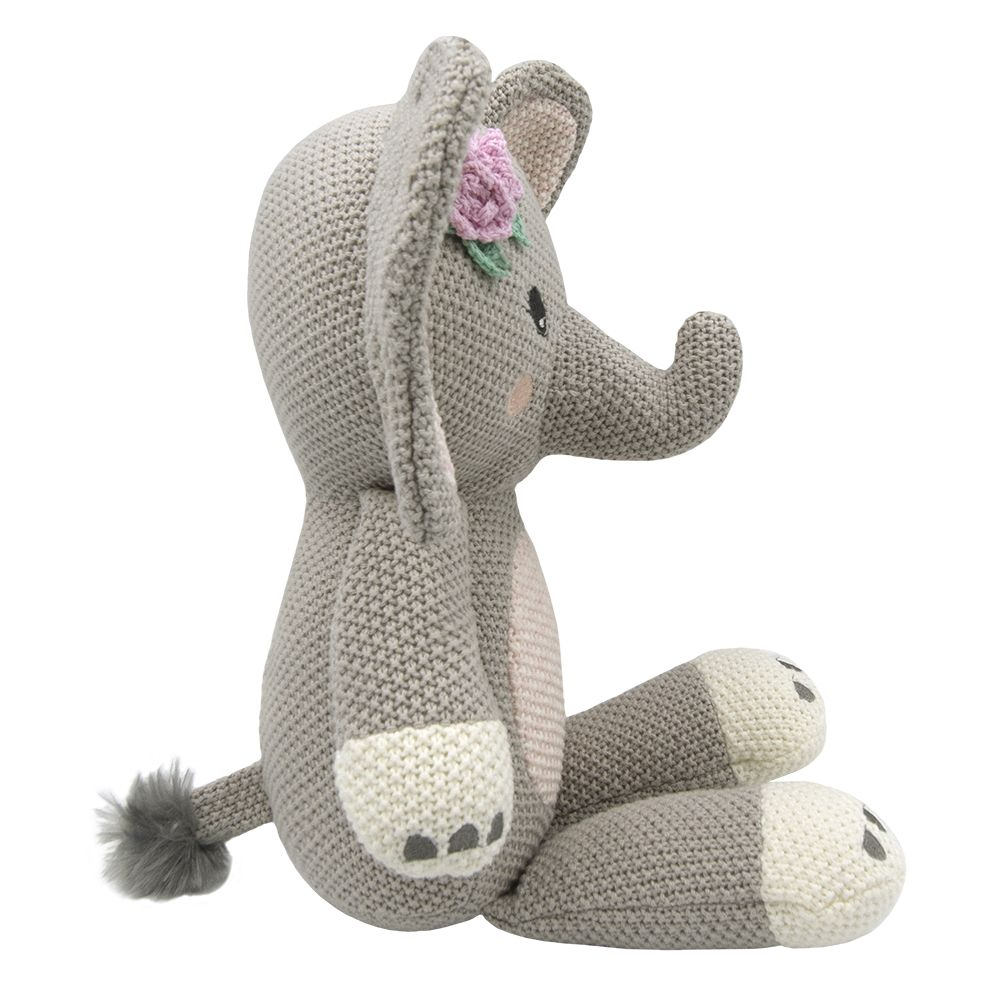 Living Textiles Ella the Elephant Knitted Toy