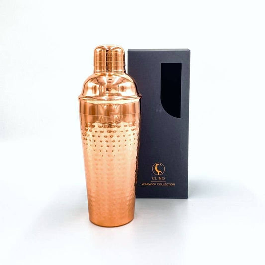 Clinq Hammered Copper Cocktail Shaker
