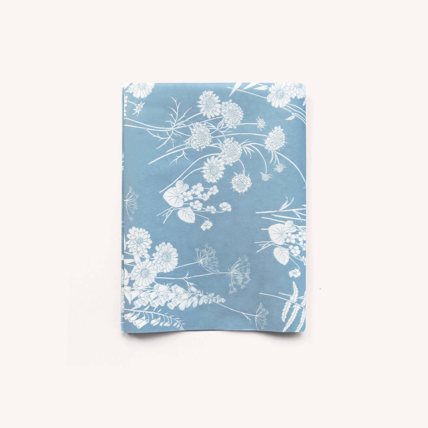 Typoflora Tissue Paper - Wildflowers in Blue: 4 Sheet Pack