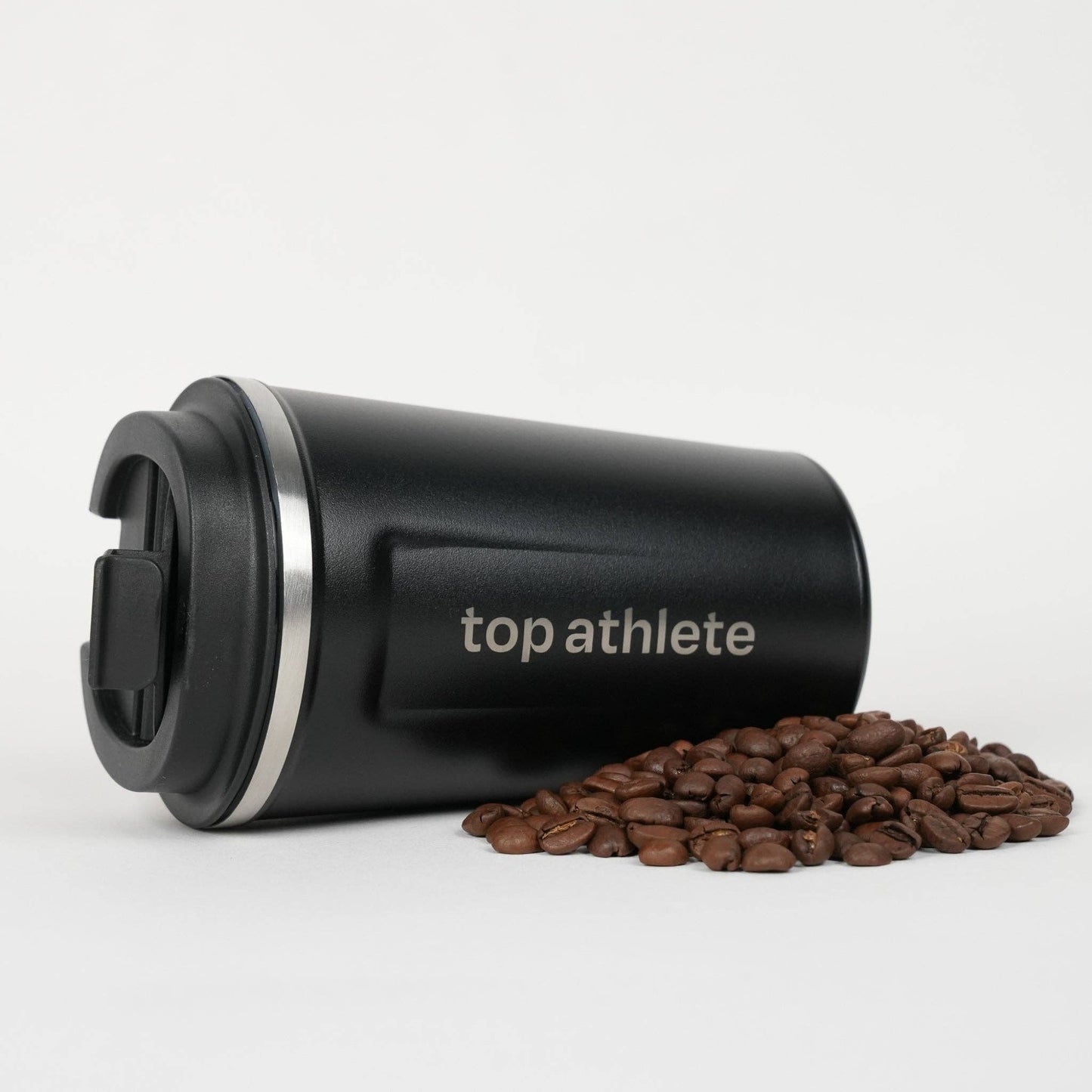 Top Athlete Reusable Coffee Cup Black | 380ml - 13oz