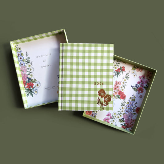 Typoflora 2026 PLANNER ALWAYS FLOWERS  | SAGE