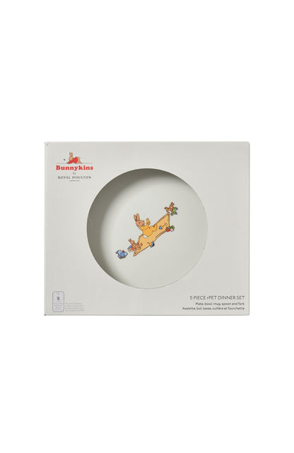 Royal Daultons Bunnykins 5pc Melamine Set